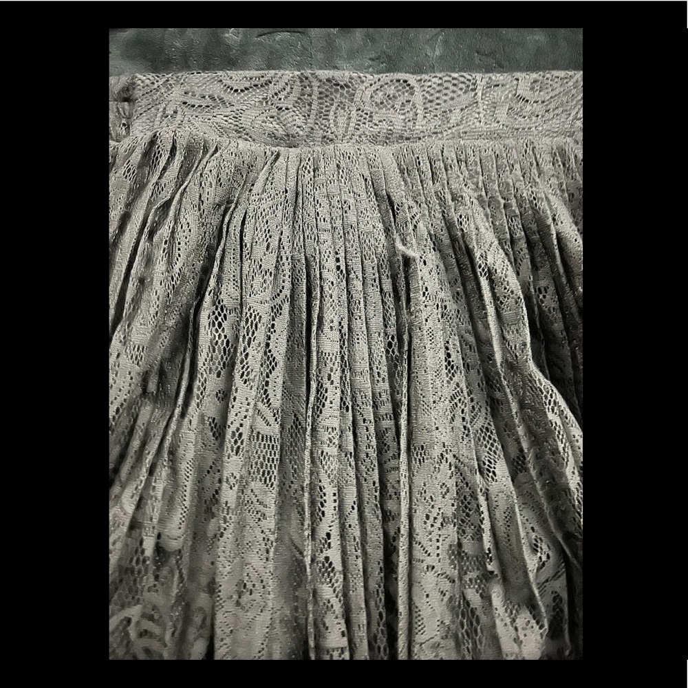 Torrid plus size lace skirt.